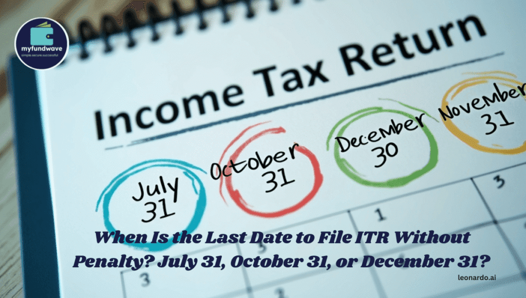 When Is the Last Date to File ITR Without Penalty? July 31, October 31, or December 31?