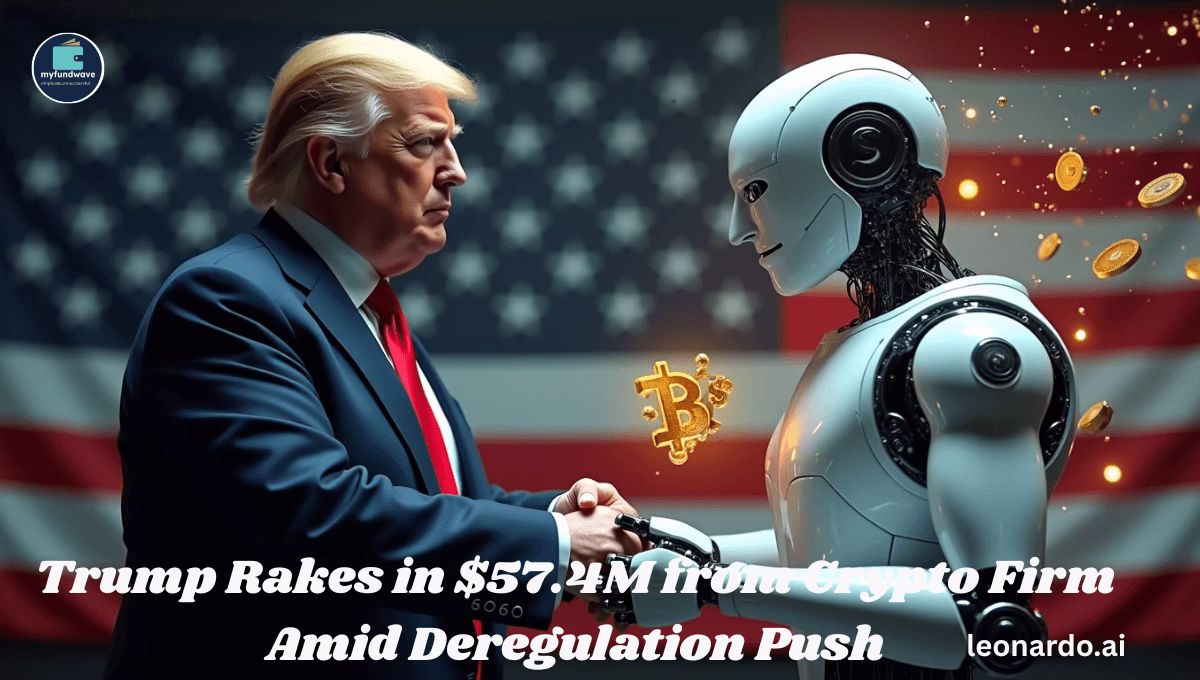 Trump Rakes in $57.4M from Crypto Firm Amid Deregulation Push