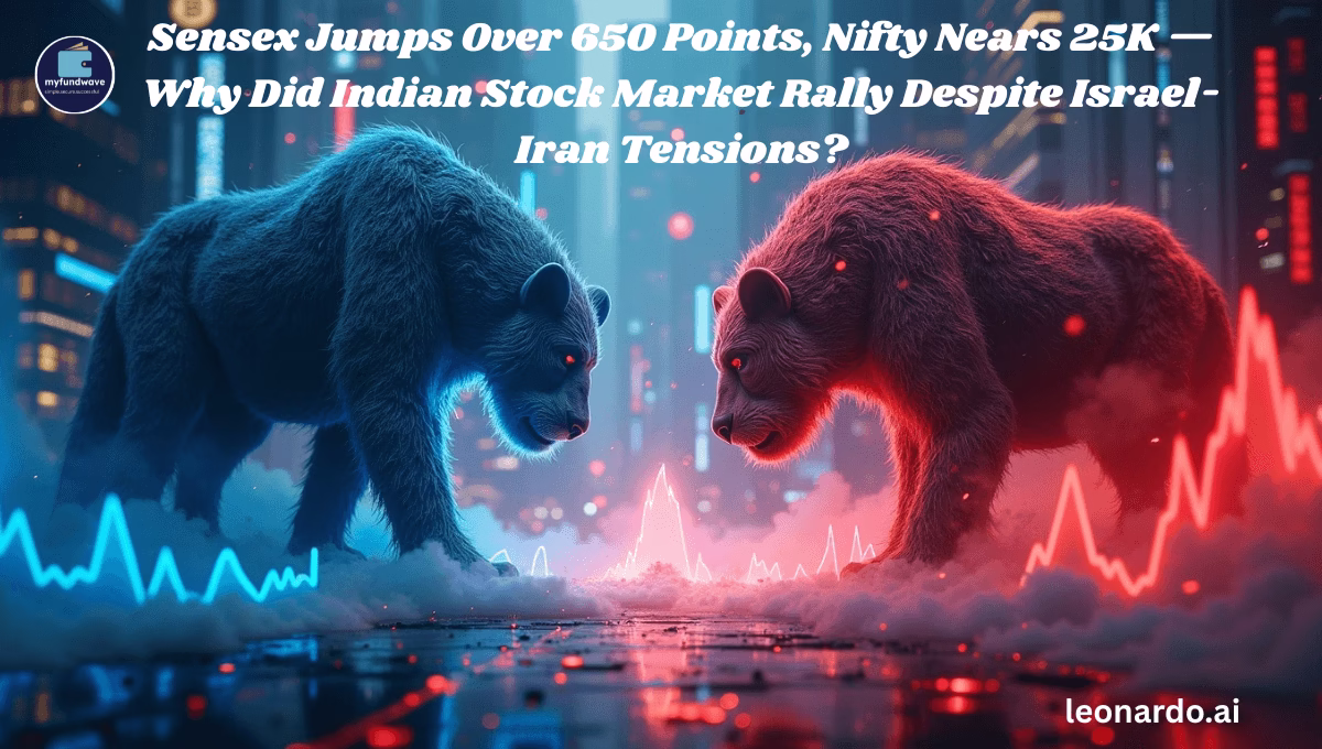 Sensex Jumps Over 650 Points, Nifty Nears 25K — Why Did Indian Stock Market Rally Despite Israel-Iran Tensions?