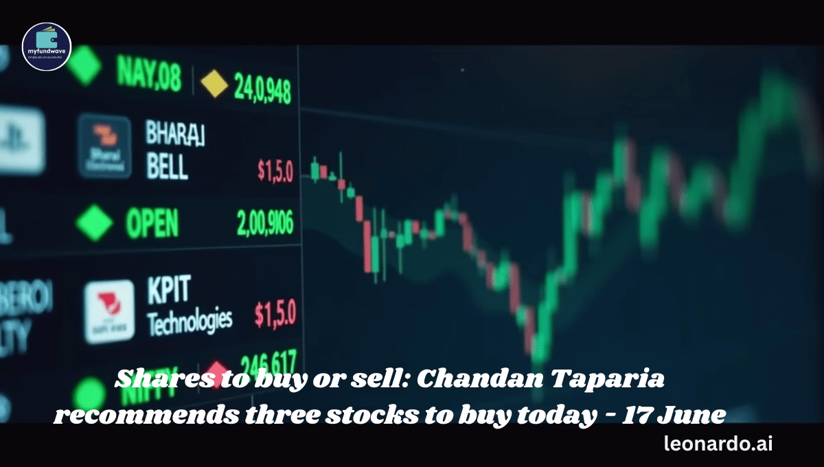 Shares to buy or sell: Chandan Taparia recommends three stocks to buy today – 17 June
