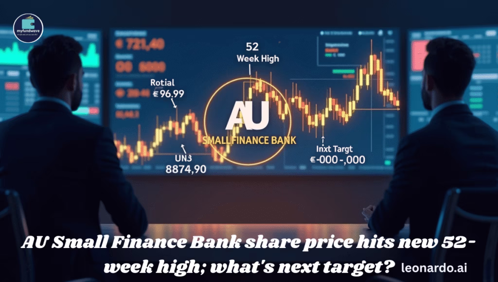 AU Small Finance Bank share price hits new 52-week high; what's next target?