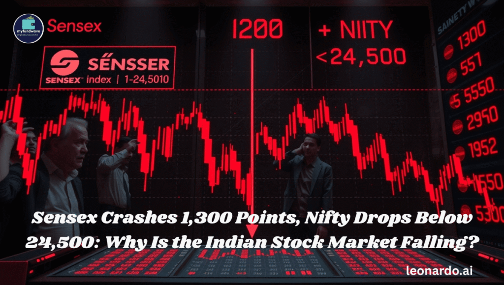Sensex Crashes 1,300 Points, Nifty Drops Below 24,500: Why Is the Indian Stock Market Falling?