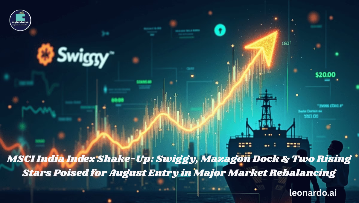 MSCI India Index Shake-Up: Swiggy, Mazagon Dock & Two Rising Stars Poised for August Entry in Major Market Rebalancing
