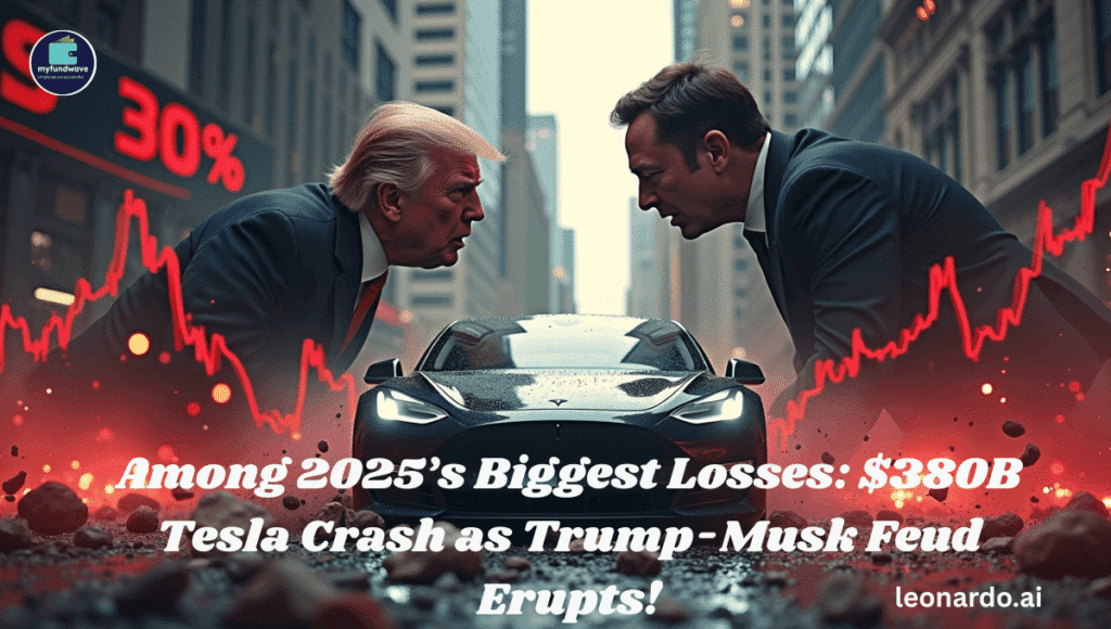 Among 2025’s Biggest Losses: $380B Tesla Crash as Trump-Musk Feud Erupts!