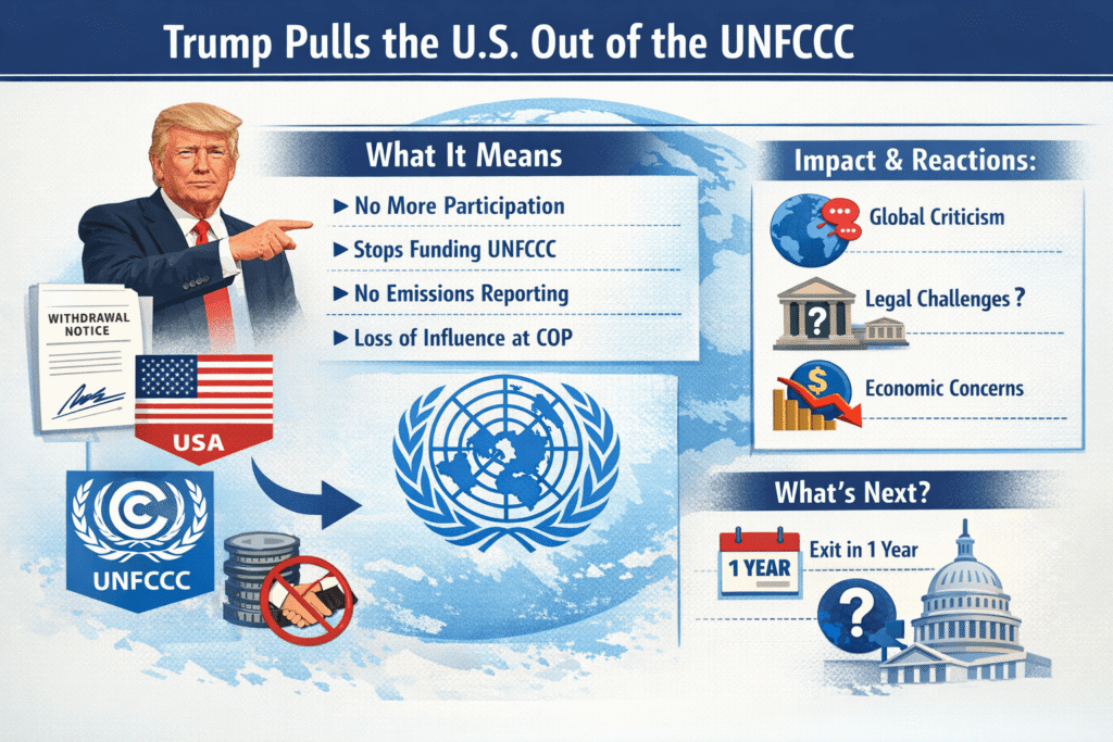 What It Means That Trump Is Pulling the U.S. Out of the UNFCCC