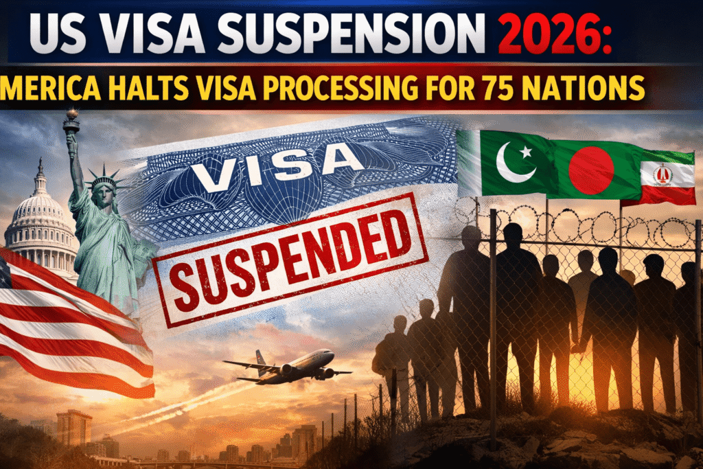 US Visa Suspension 2026: