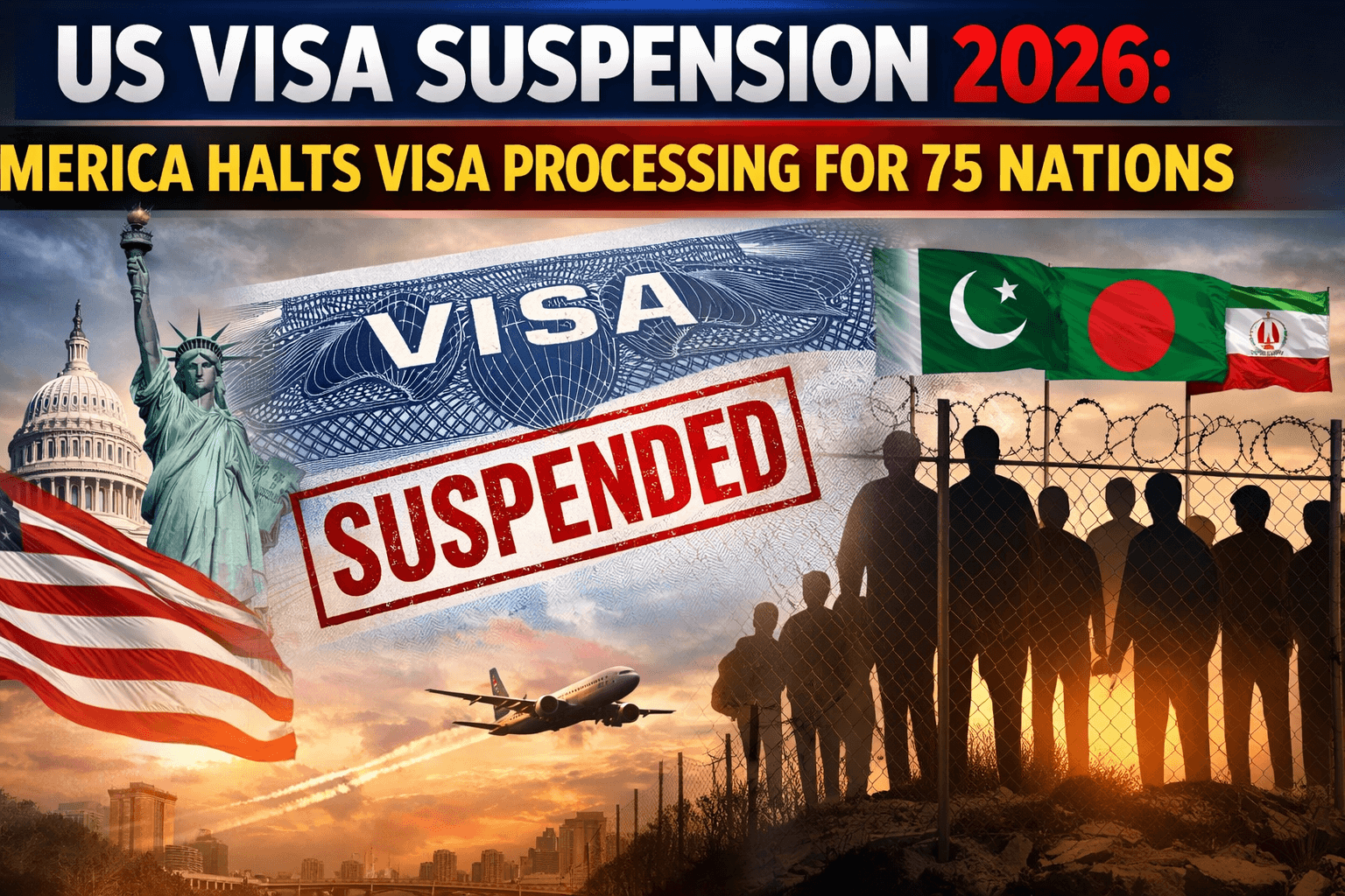 US Visa Suspension 2026: