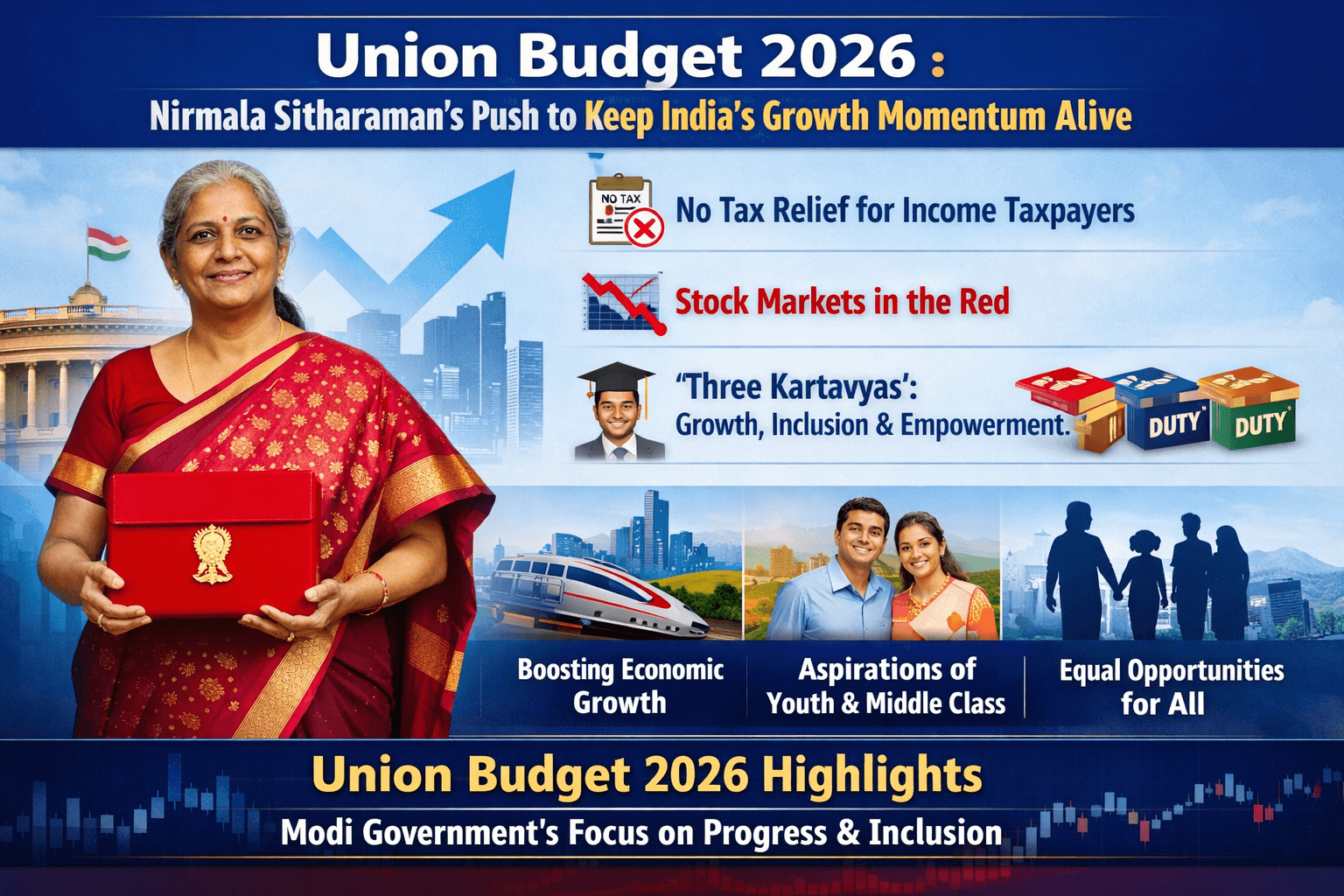 Union Budget 2026: Nirmala Sitharaman’s Push to Keep India’s Growth Momentum Alive