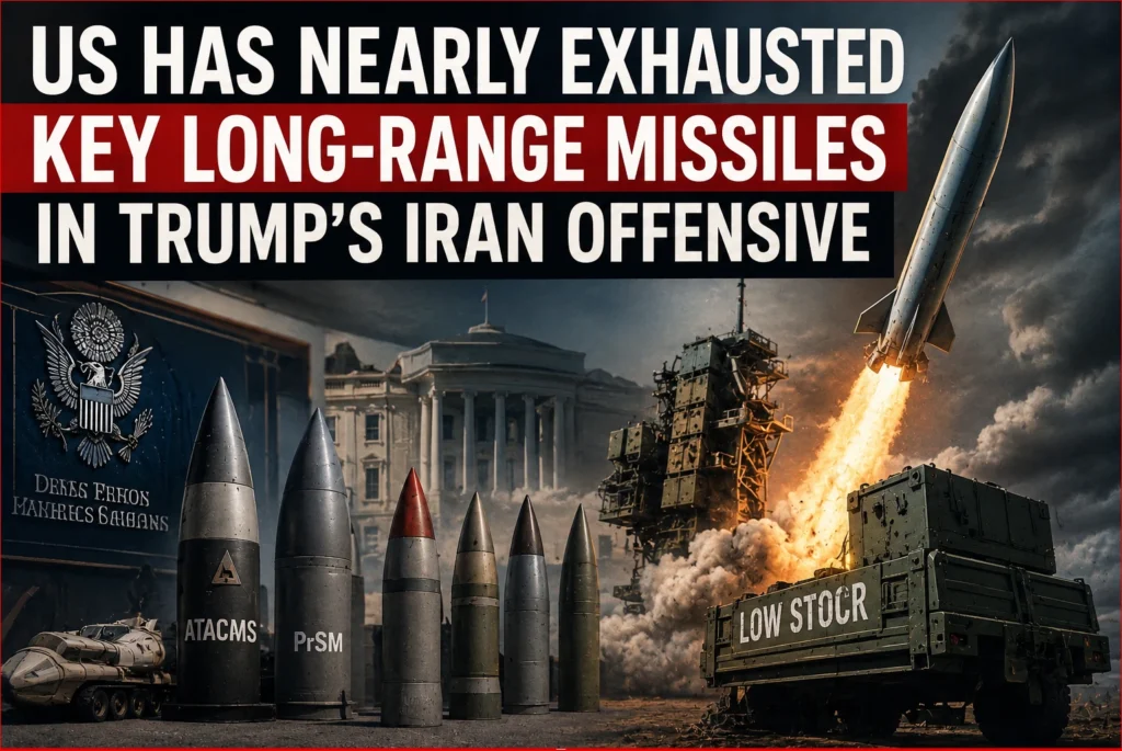 US Has Nearly Exhausted Key Long-Range Precision Missiles in Trump's Iran Offensive: Report