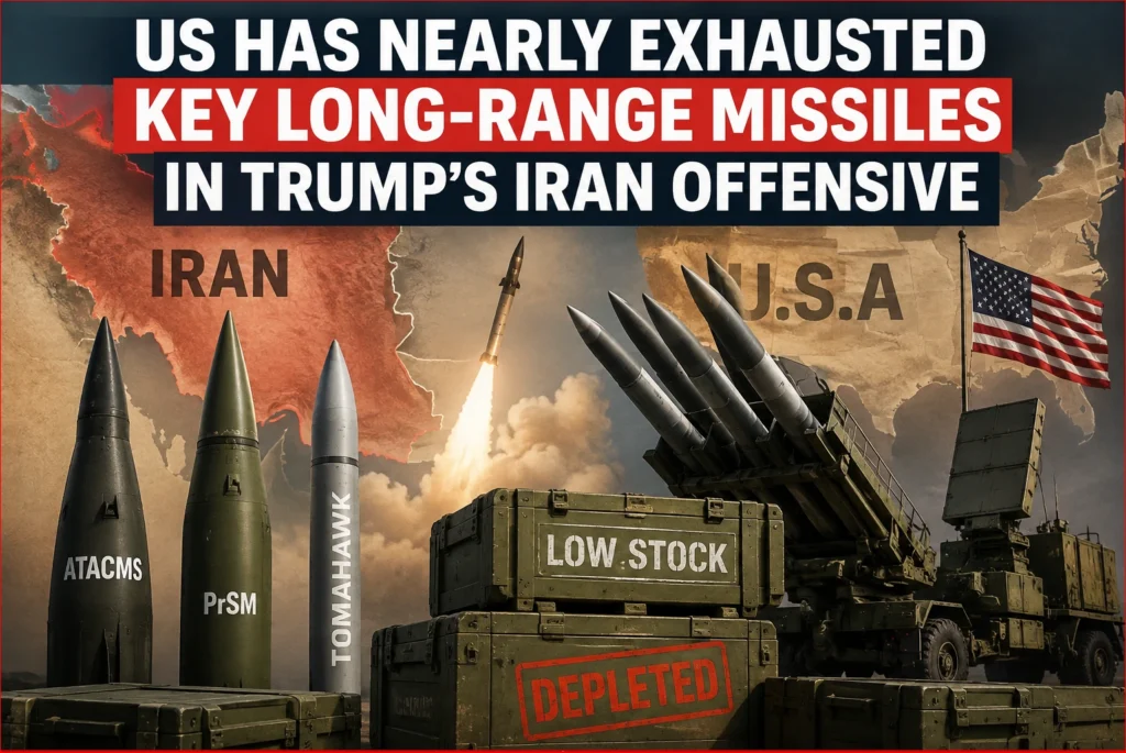 US Has Nearly Exhausted Key Long-Range Precision Missiles in Trump's Iran Offensive: Report